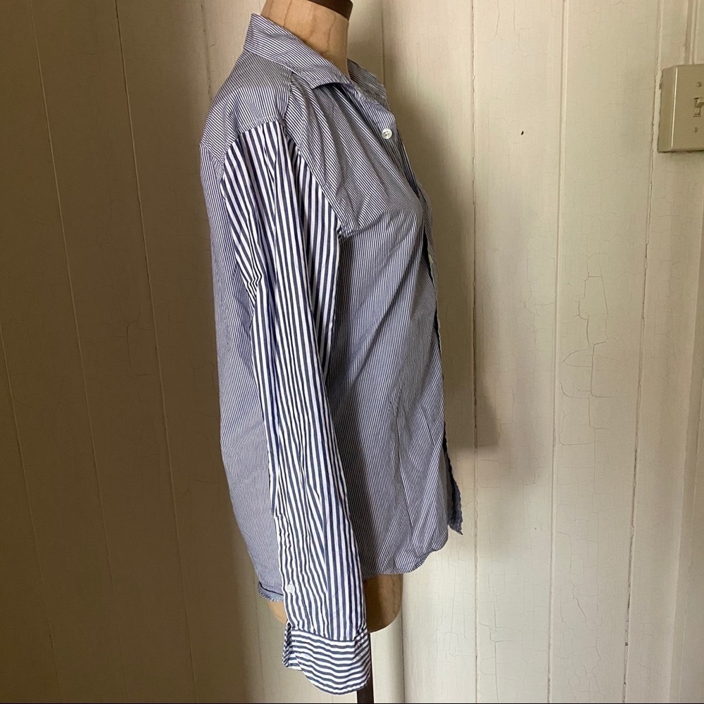 VANQUISH Japan sz S L/S Button Down Stripe Shirt - Picture 6 of 9